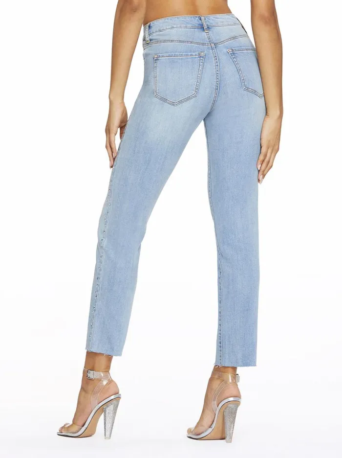 Women Spotlight High Rise Straight Jeans In Into The Blues Jessica Simpson Denim