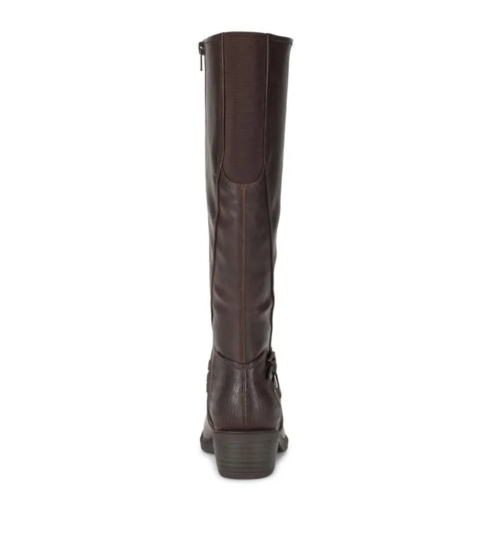 Women Stratford Wide Calf Riding Boot Dark Brown Baretraps Wide Calf Boots