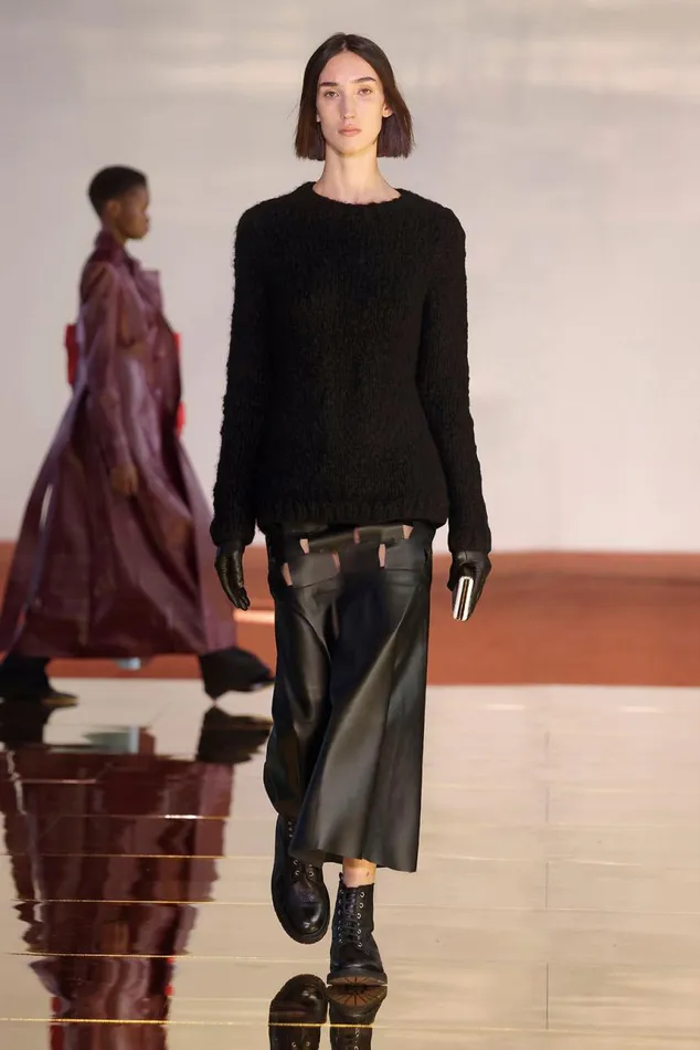 Women Sweaters and Turtlenecks Gabriela Hearst Lawrence Knit Sweater In Black Welfat Cashmere