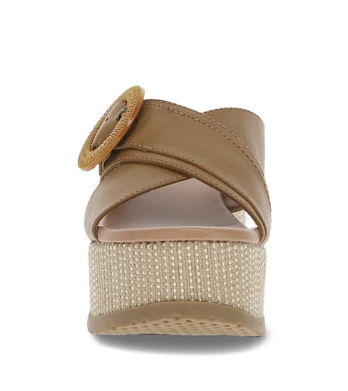 Women Sydney Wedge Sandal Caramel Baretraps Wedge Sandals