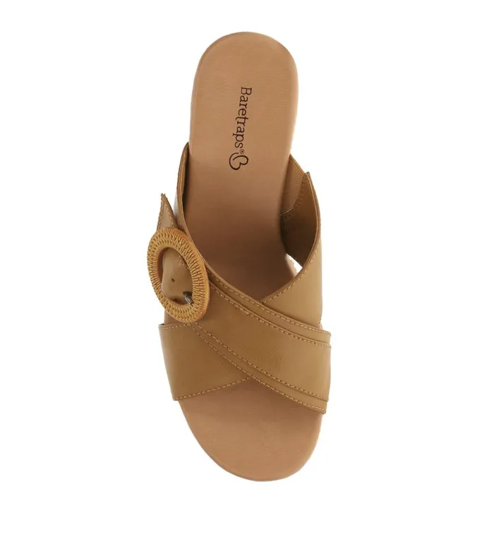 Women Sydney Wedge Sandal Caramel Baretraps Wedge Sandals