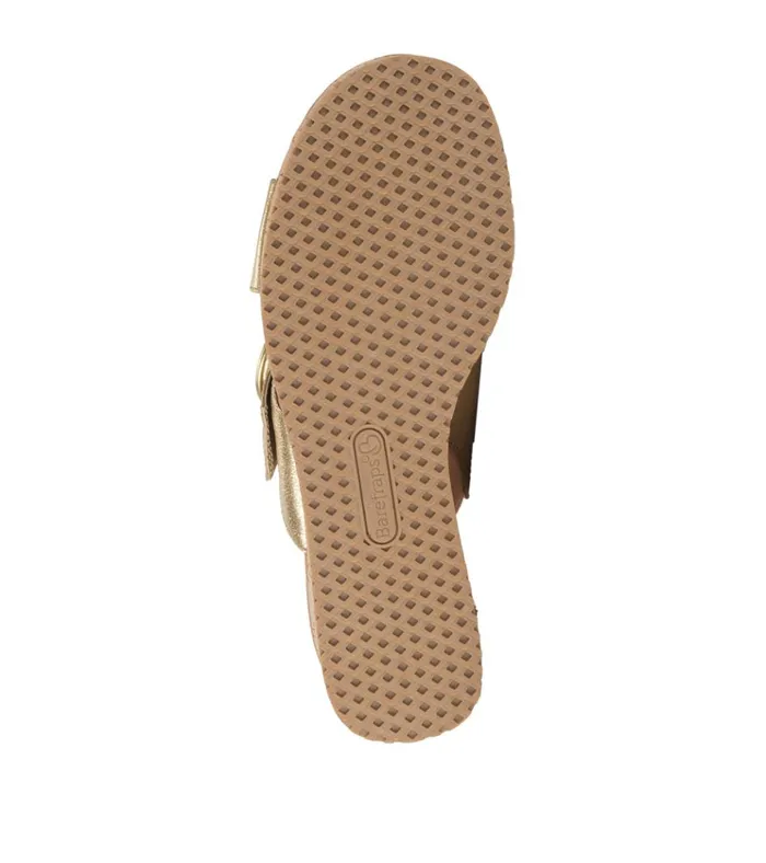 Women Sydney Wedge Sandal Gold Baretraps Wedge Sandals