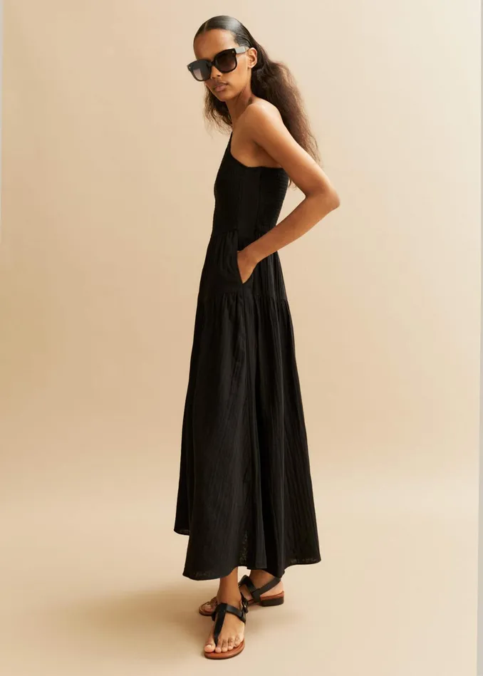 Women TBar Sandal Black MEEM