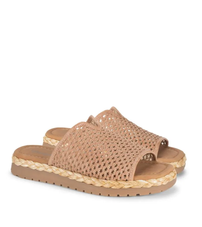 Women Tasmine Slide Sandal Rouge Baretraps Slides and Slip On Sandals