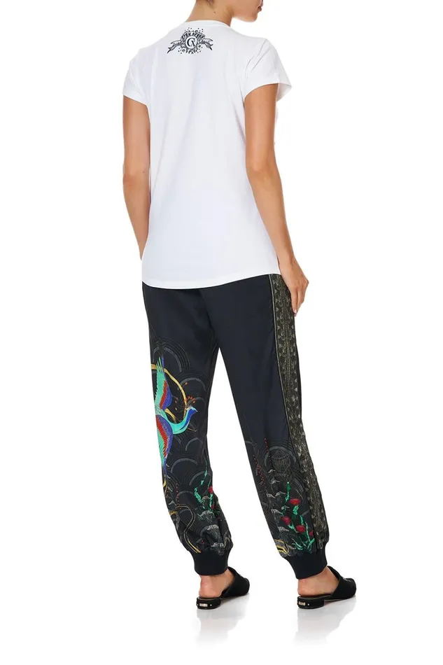 Women Tees Camilla Curved Hem Fitted Tee Capricorn