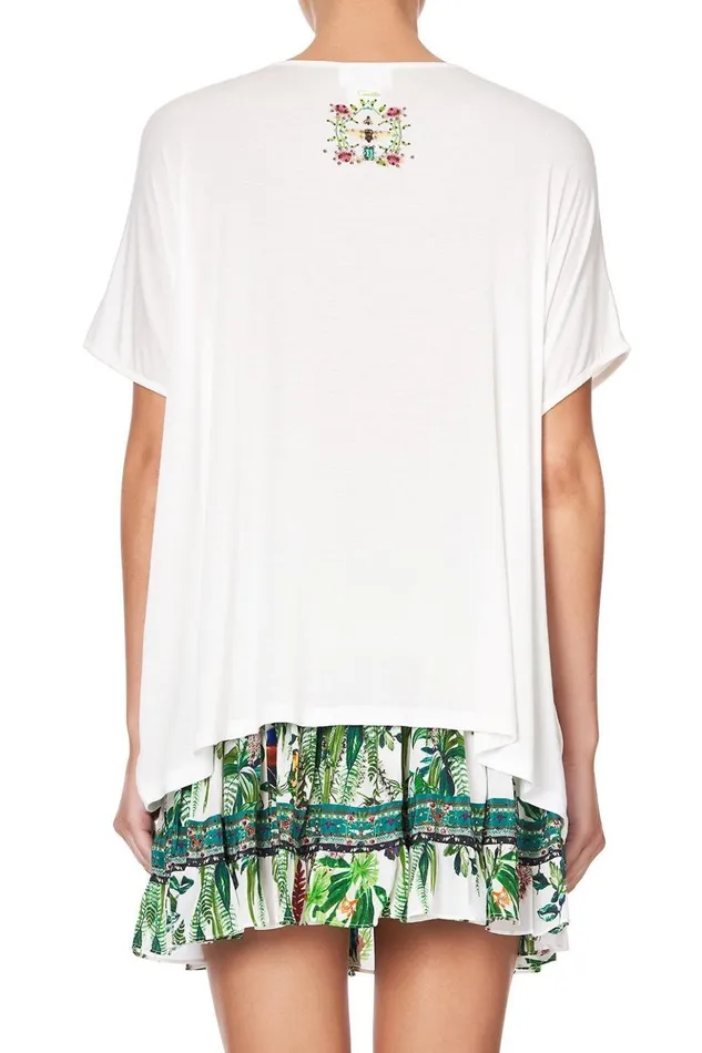 Women Tees Camilla Loose Fit Round Neck Tee Daintree Darling