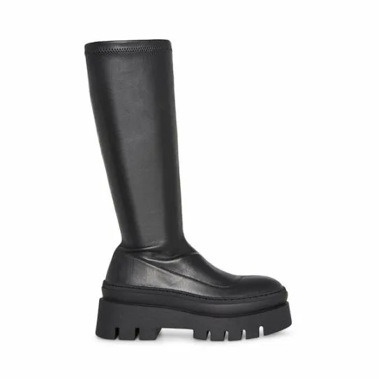 Women TITAN BLACK Black Steve Madden Boots and Booties
