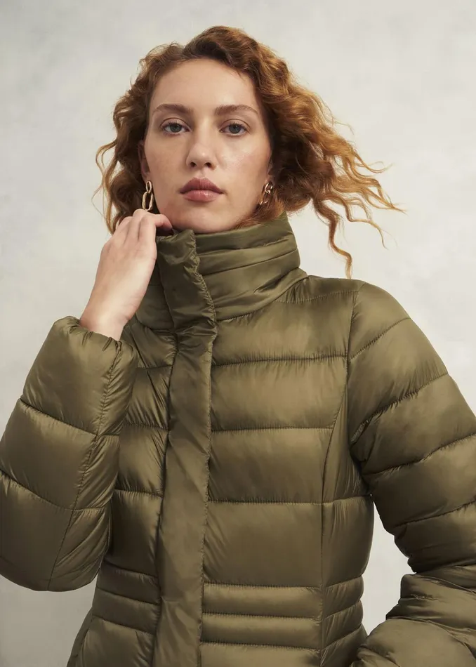 Women Tonicha Puffer Mocha Hobbs Coats and Jackets