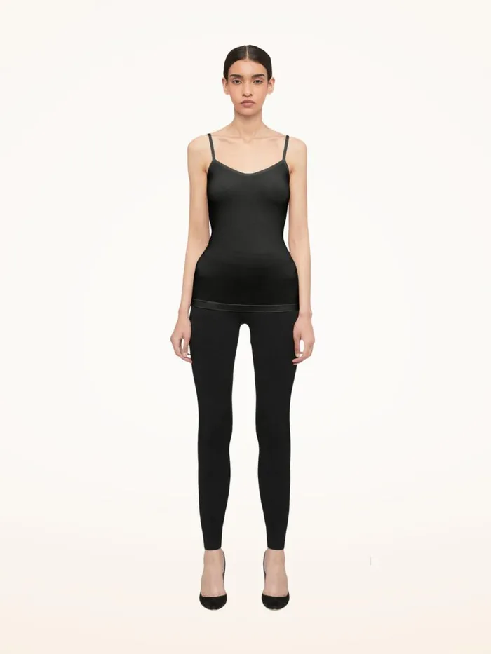Women Tops and Tshirts Wolford Aurora Hawaii Top Sleeveless Black