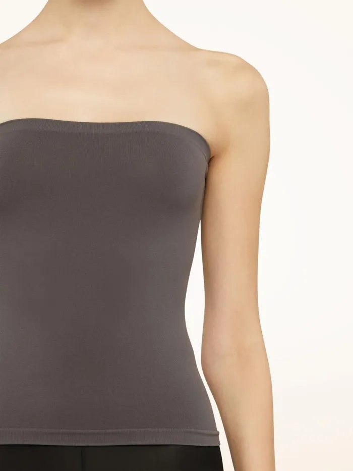 Women Tops and Tshirts Wolford Fatal Top Sleeveless Titanium