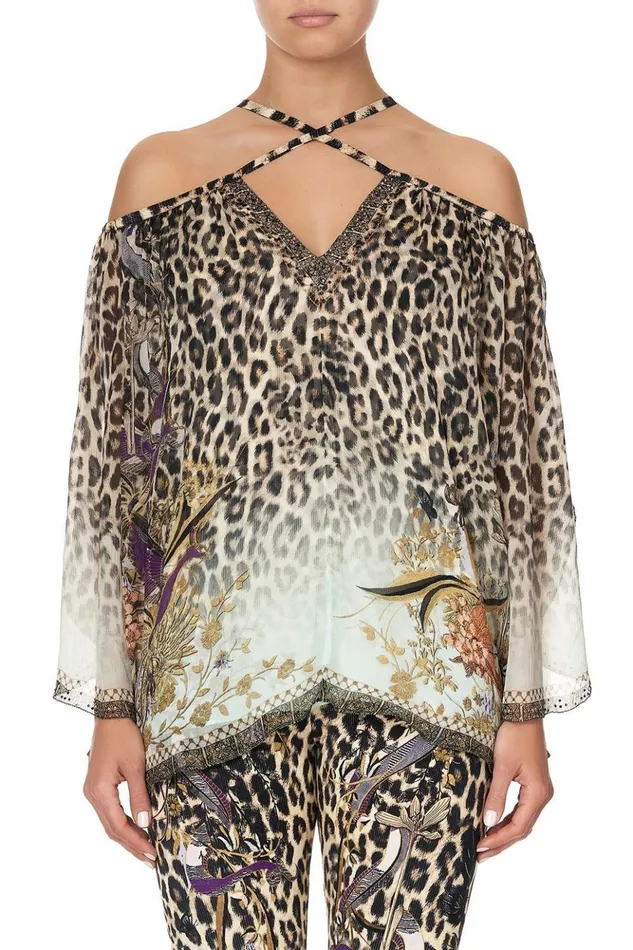 Women Tops Camilla Keyhole Off Shoulder Blouse Nomadic Nymph