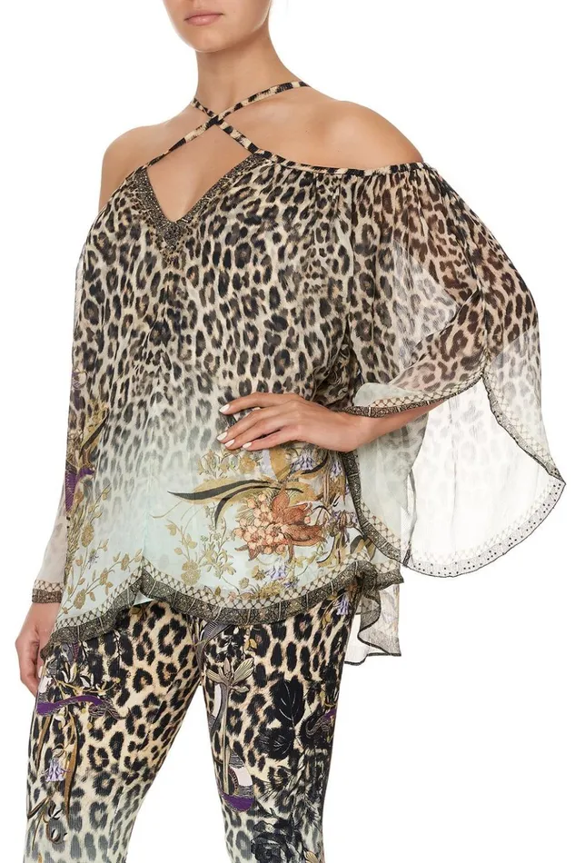 Women Tops Camilla Keyhole Off Shoulder Blouse Nomadic Nymph