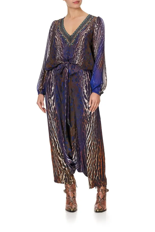 Women Tops Camilla Lace Up Side Blouse Komodo Queen