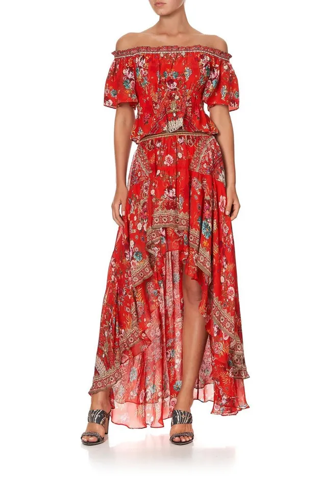 Women Tops Camilla Off Shoulder Gathered Top Cameos Can Can