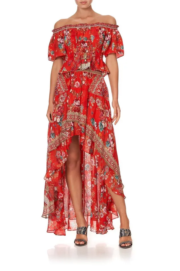 Women Tops Camilla Off Shoulder Gathered Top Cameos Can Can