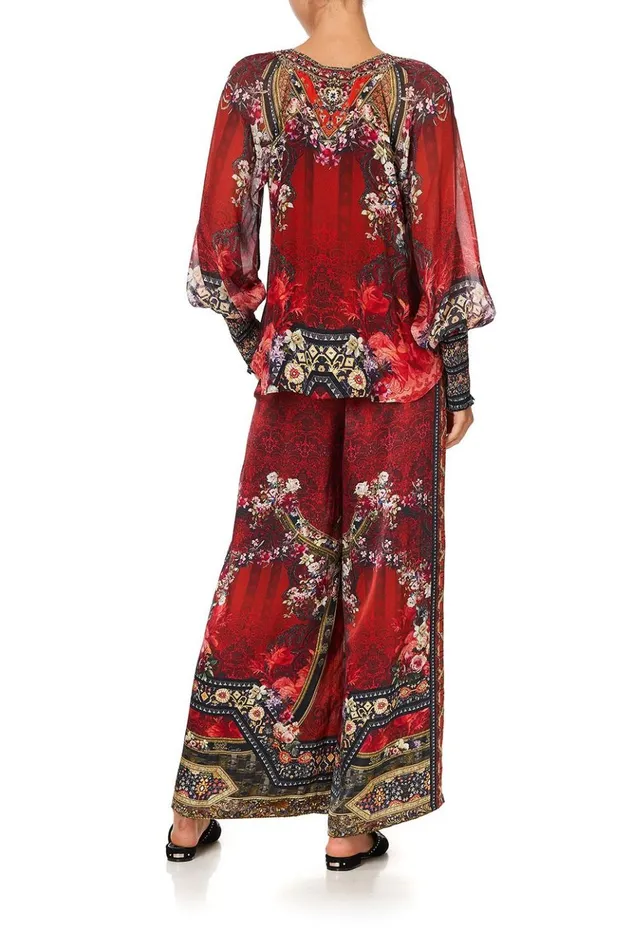 Women Tops Camilla Shirred Cuff Blouse Stories Of A Station