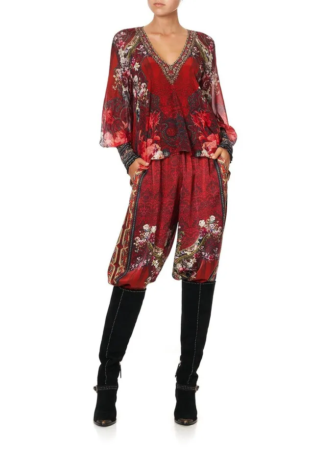 Women Tops Camilla Shirred Cuff Blouse Stories Of A Station