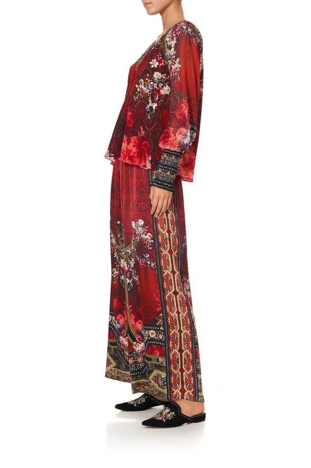 Women Tops Camilla Shirred Cuff Blouse Stories Of A Station