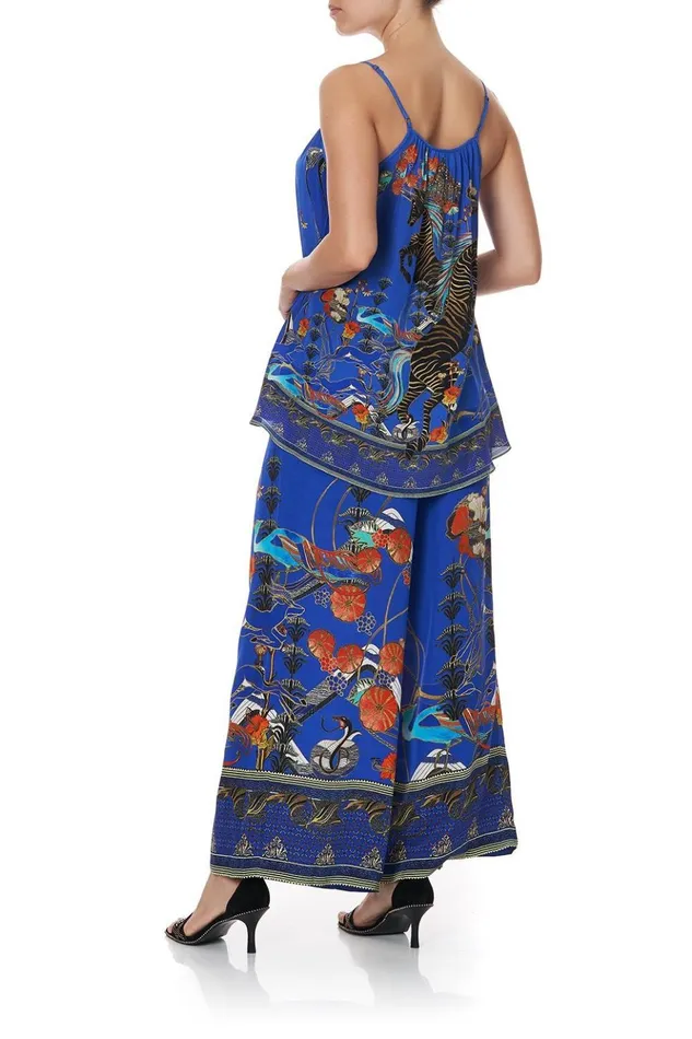 Women Tops Camilla Strap Top With Tie Front Detail Tree Of Life