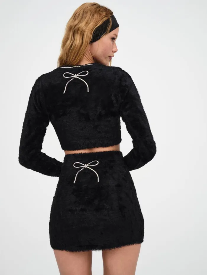Women Tops For Love and Lemons Santana Top Black