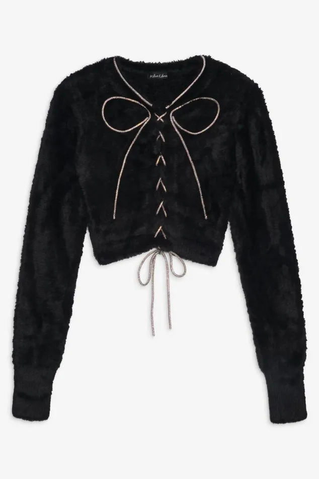 Women Tops For Love and Lemons Santana Top Black