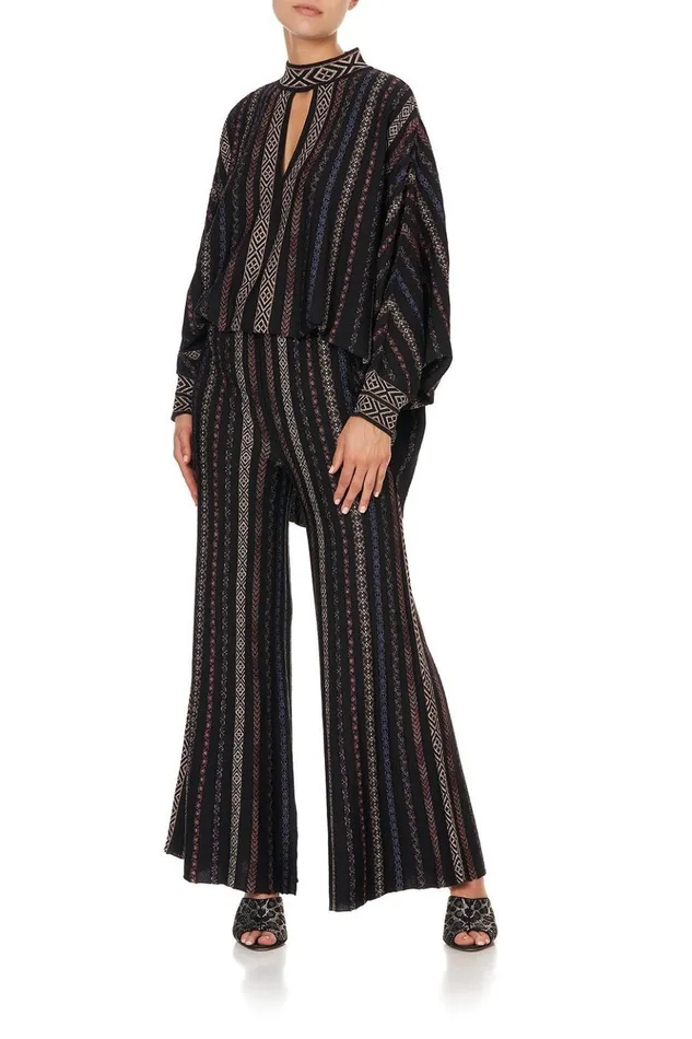 Women Trousers and Leggings Camilla Fit And Flare Knit Pants Swinging Sixties