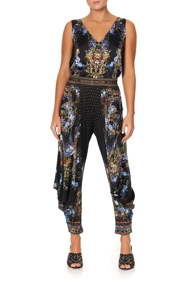 Women Trousers and Leggings Camilla Jersey Drape Pant With Pocket Palace Playhouse