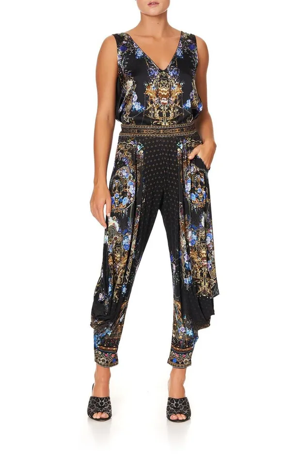 Women Trousers and Leggings Camilla Jersey Drape Pant With Pocket Palace Playhouse