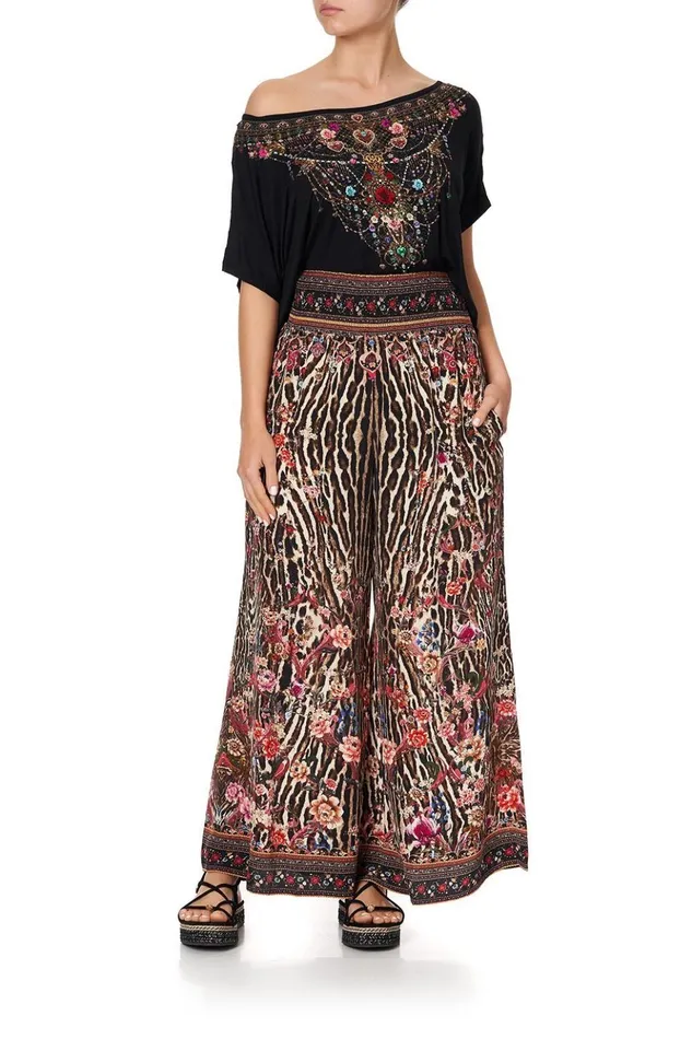 Women Trousers and Leggings Camilla Shirred Waist Pant Liv A Little