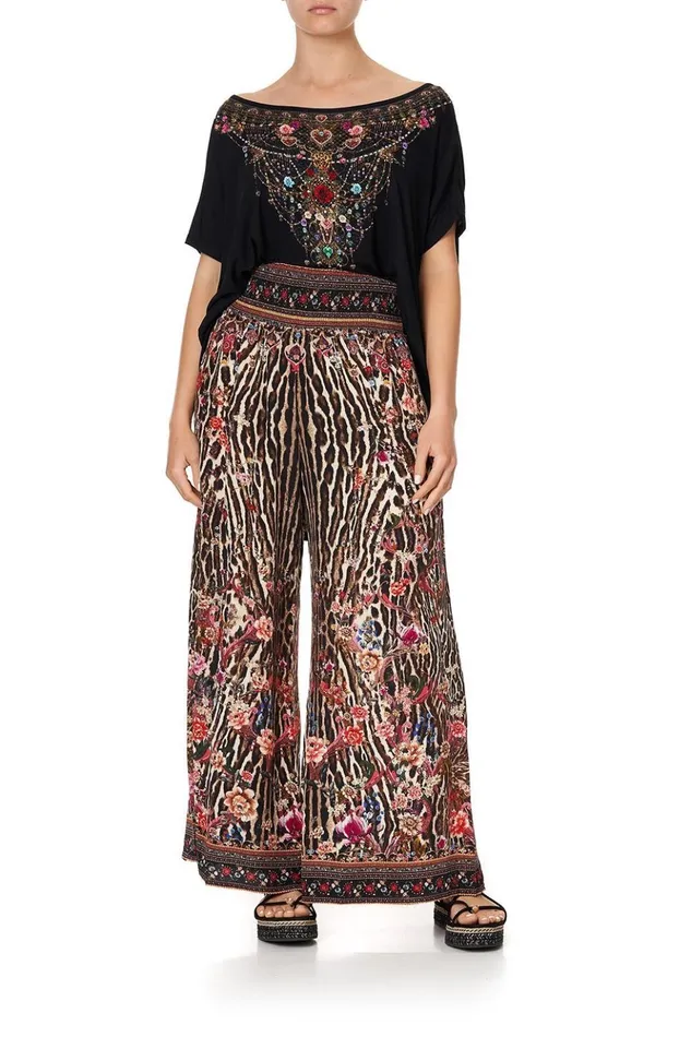 Women Trousers and Leggings Camilla Shirred Waist Pant Liv A Little