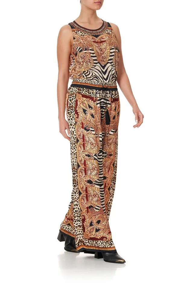 Women Trousers and Leggings Camilla Straight Leg Pant Wild Fire