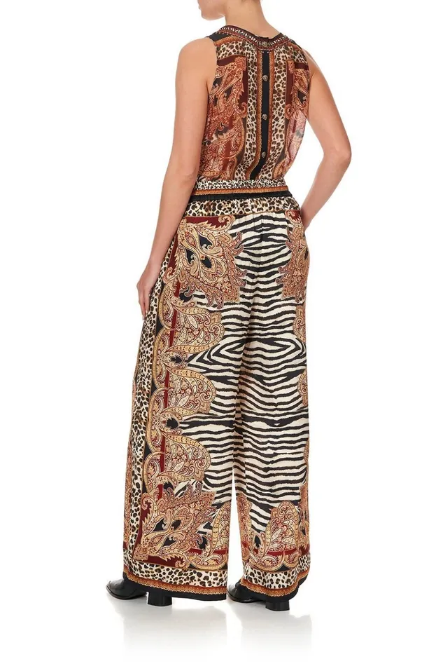 Women Trousers and Leggings Camilla Straight Leg Pant Wild Fire