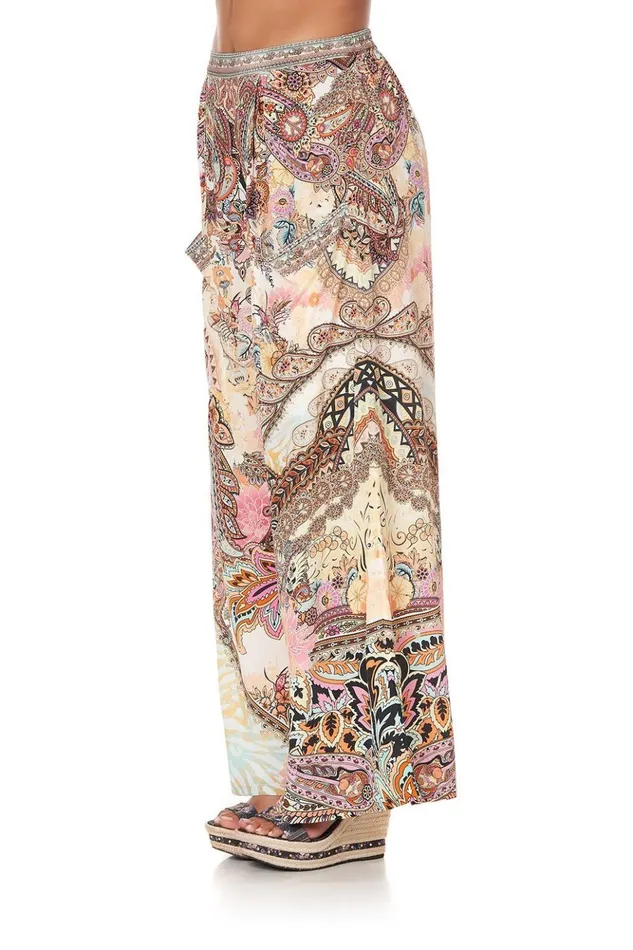 Women Trousers and Leggings Camilla Wide Leg Trouser With Front Pockets Carnaby Disco