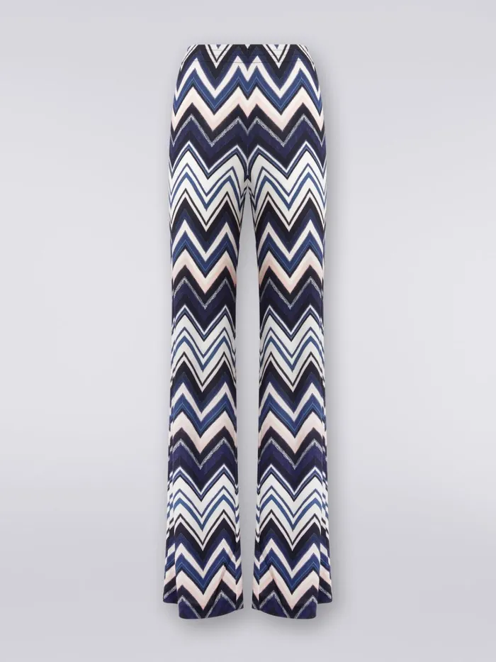 Women Trousers In Viscose With Zigzag Print Multicoloured Missoni Trousers