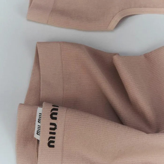 Women Underwear And Beachwear Miu Miu Seamless Boxer Shorts Nude Beige Women Underwear And Beachwear Miu Miu Seamless Boxer Shorts Nude Beige