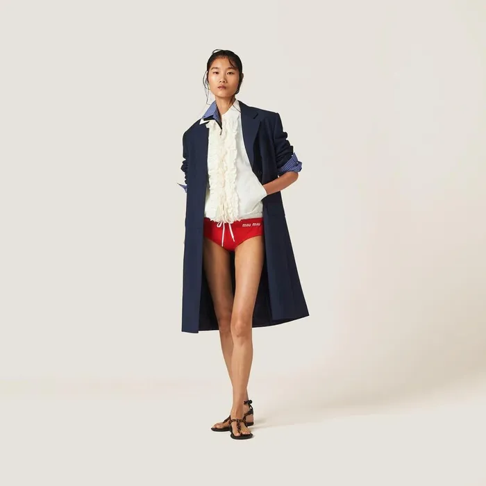 Women Underwear And Beachwear Miu Miu Swimsuit Red Women Underwear And Beachwear Miu Miu Swimsuit Red