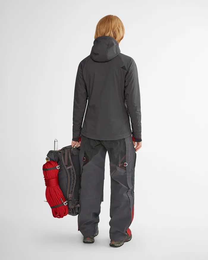 Women Vale Primaloft Hooded Jacket Black Klttermusen Down and Insulated Jackets