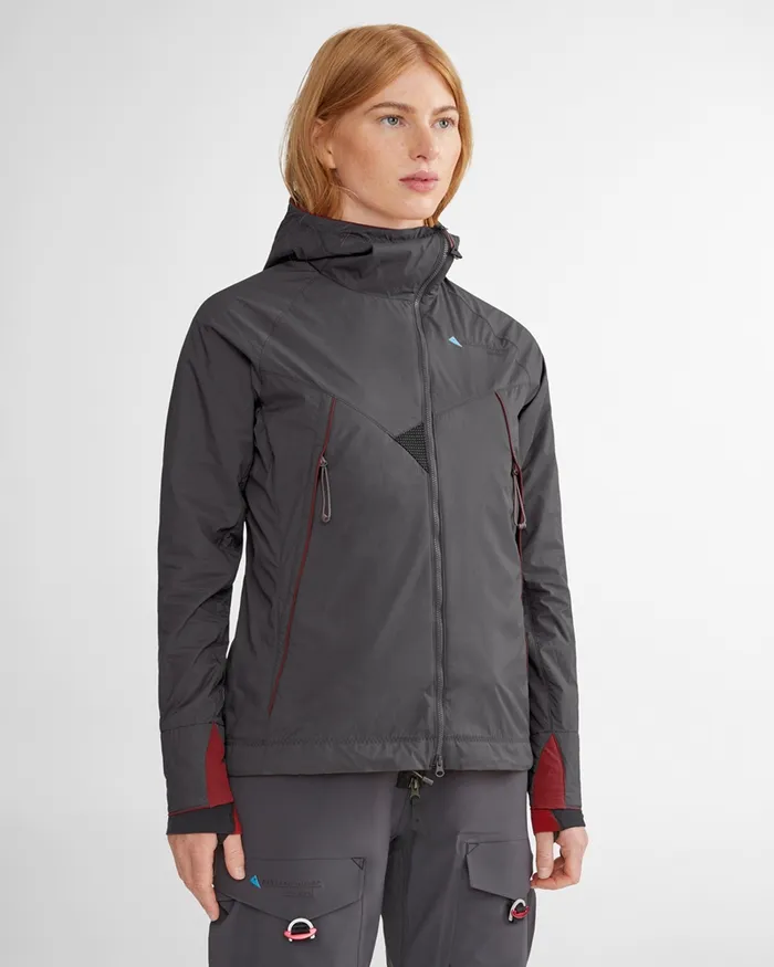 Women Vale Primaloft Hooded Jacket Black Klttermusen Down and Insulated Jackets