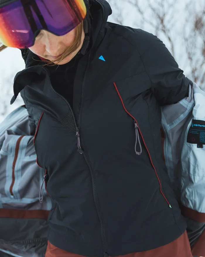 Women Vale Primaloft Hooded Jacket Black Klttermusen Down and Insulated Jackets