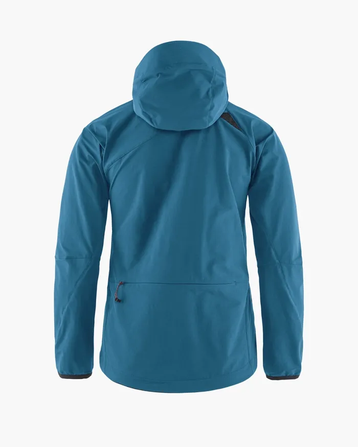 Women Vanadis 20 WindStretch Jacket Monkshood Blue Klttermusen Wind Resistant Jackets