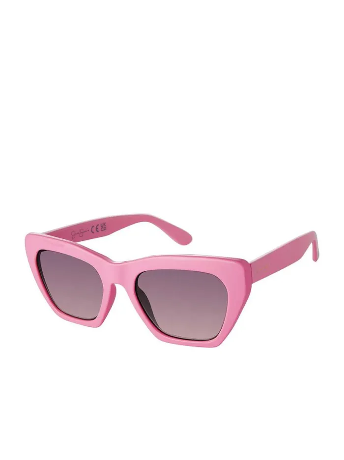 Women Vintage Cat Eye Sunglasses In Pink Jessica Simpson Sunglasses