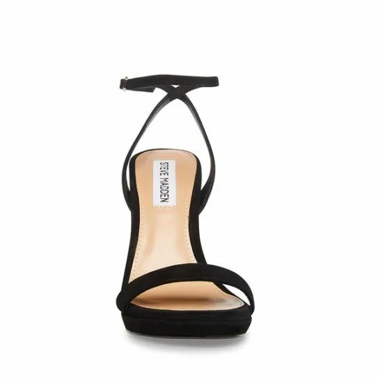 Women WAFER BLACK SUEDE Black Suede Steve Madden Heels Women WAFER BLACK SUEDE Black Suede Steve Madden Heels