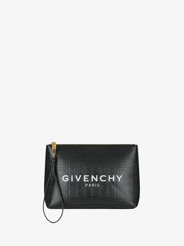 Women Wallets and Card Holders Givenchy GIVENCHY Travel Pouch In 4G Coated Canvas Black Women Wallets and Card Holders Givenchy GIVENCHY Travel Pouch In 4G Coated Canvas Black