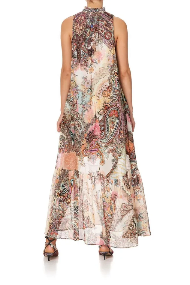 Women Wedding Guest Dresses Camilla High Neck Keyhole Dress Carnaby Disco