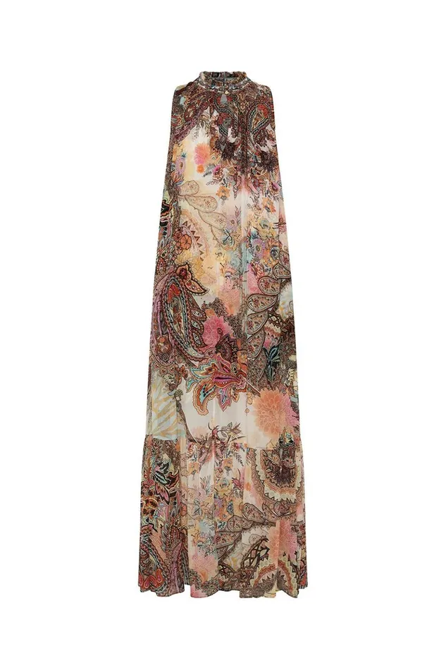 Women Wedding Guest Dresses Camilla High Neck Keyhole Dress Carnaby Disco