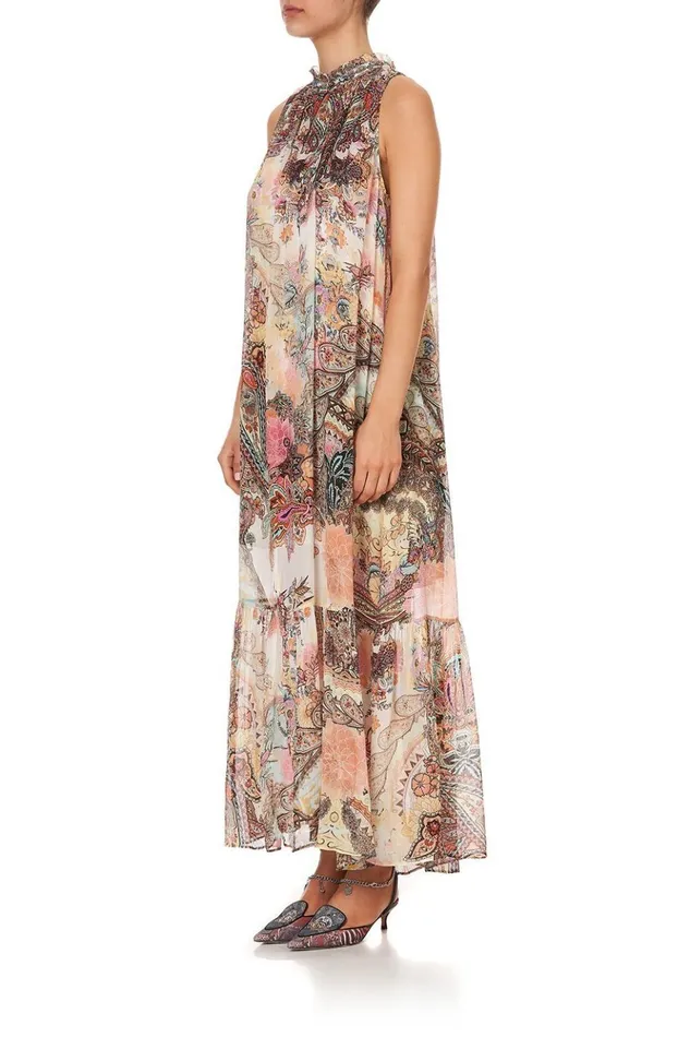 Women Wedding Guest Dresses Camilla High Neck Keyhole Dress Carnaby Disco