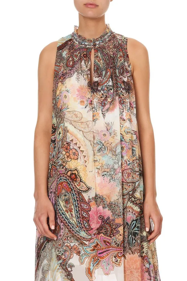Women Wedding Guest Dresses Camilla High Neck Keyhole Dress Carnaby Disco
