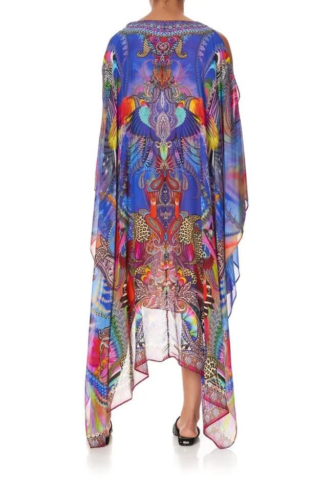 Women Wedding Guest Dresses Camilla Long Sheer Overlay Dress Psychedelica