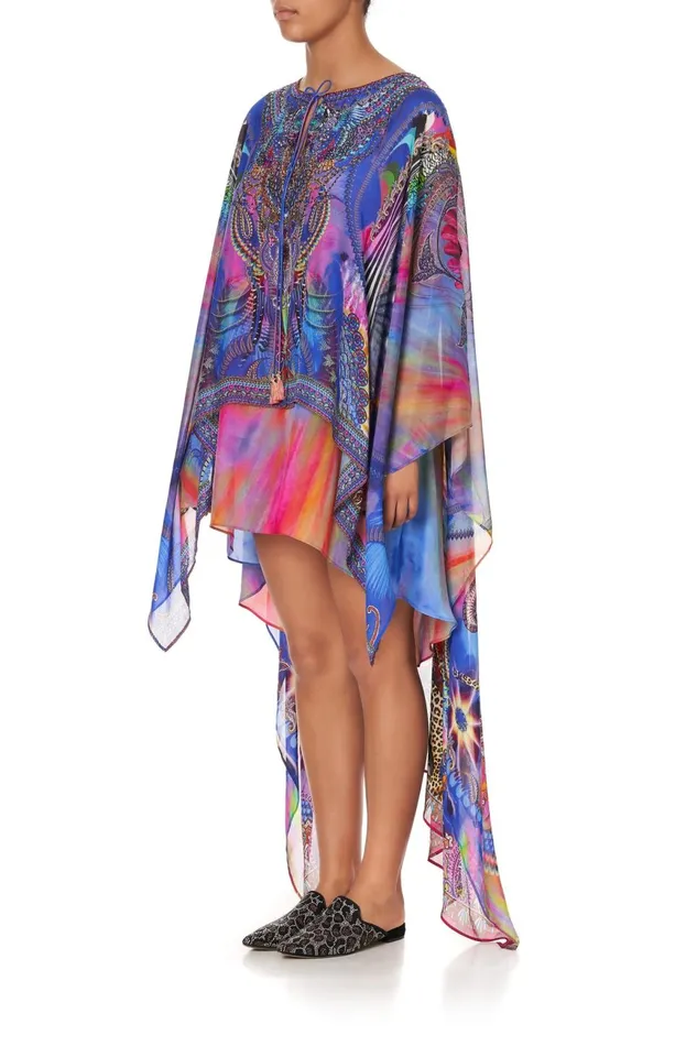 Women Wedding Guest Dresses Camilla Long Sheer Overlay Dress Psychedelica