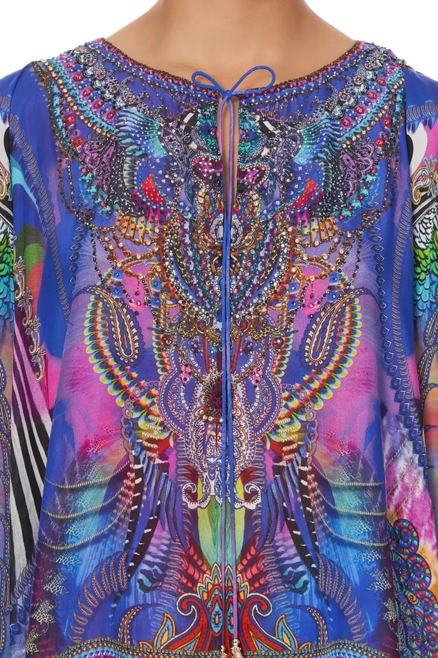 Women Wedding Guest Dresses Camilla Long Sheer Overlay Dress Psychedelica
